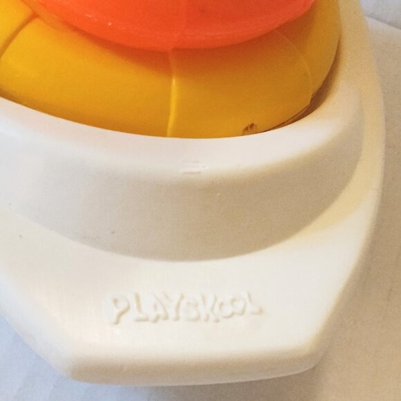 Vintage Playskool Dog and Boat Stacking Tub Toy - Picture 2 of 12